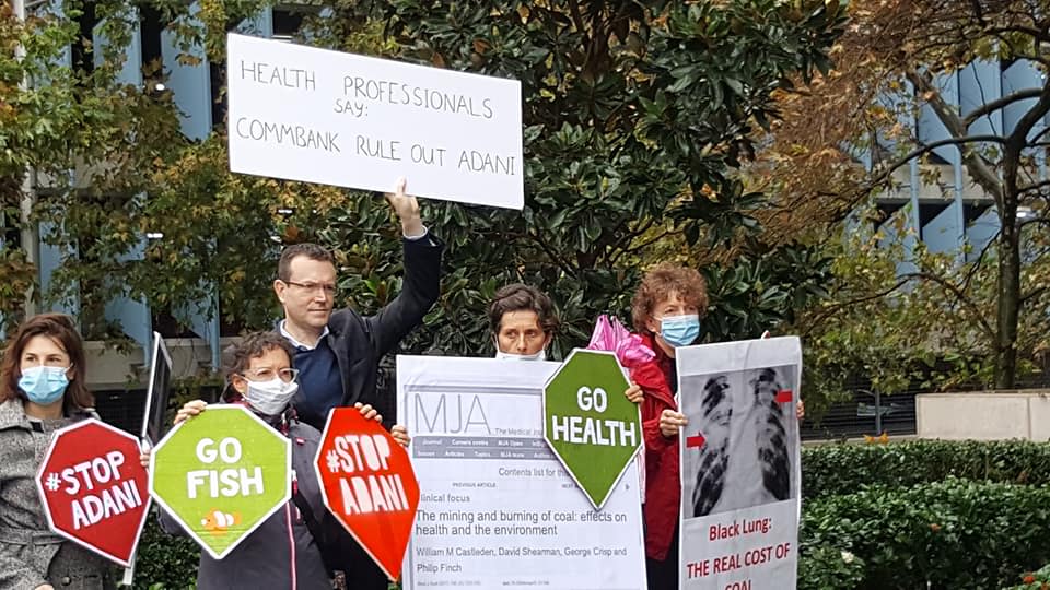 Doctors for the Environment: “Commbank must Rule out funding Adani”