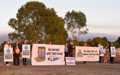 Climate activists disrupt work on BMD’s Bruce Highway site
