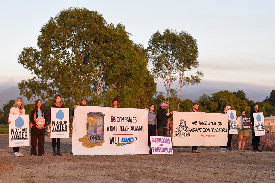 Climate activists disrupt work on BMD’s Bruce Highway site
