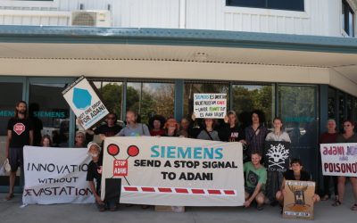 Climate Activists Disrupt Work at Siemens’ Mackay Office